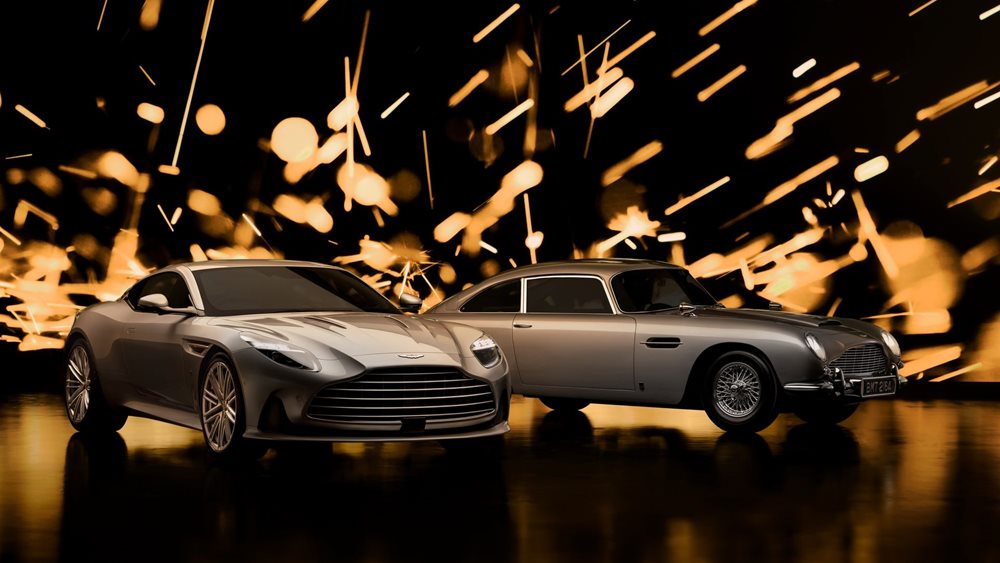 Με αληθινό χρυσό η Aston Martin DB12 για τα 60 χρόνια του Goldfinger (video)