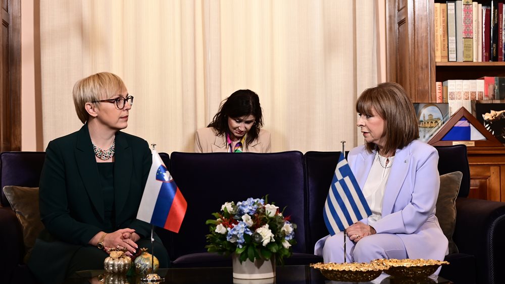 Κ. Σακελλαροπούλου προς την πρόεδρο Σλοβενίας: Οι διμερείς μας σχέσεις ενισχύονται συνεχώς