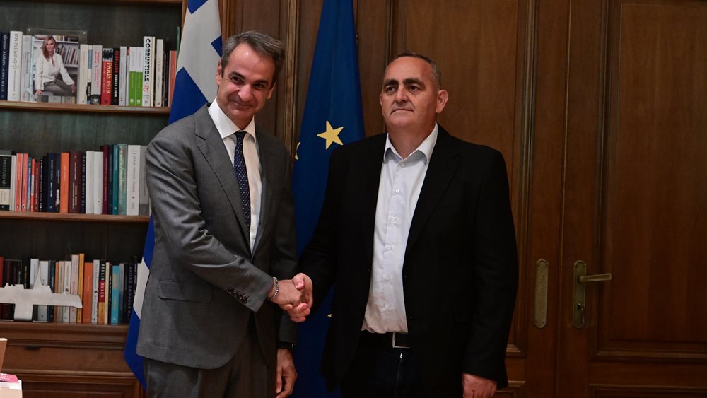 Συνάντηση K. Μητσοτάκη - Φρ. Μπελέρη: "Στέκομαι δίπλα στον λαό της Ελληνικής Εθνικής Μειονότητας"