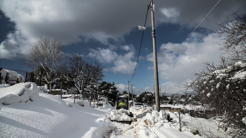 Φλώρινα: Χιόνια στα ορεινά λόγω της κακοκαιρίας Bora