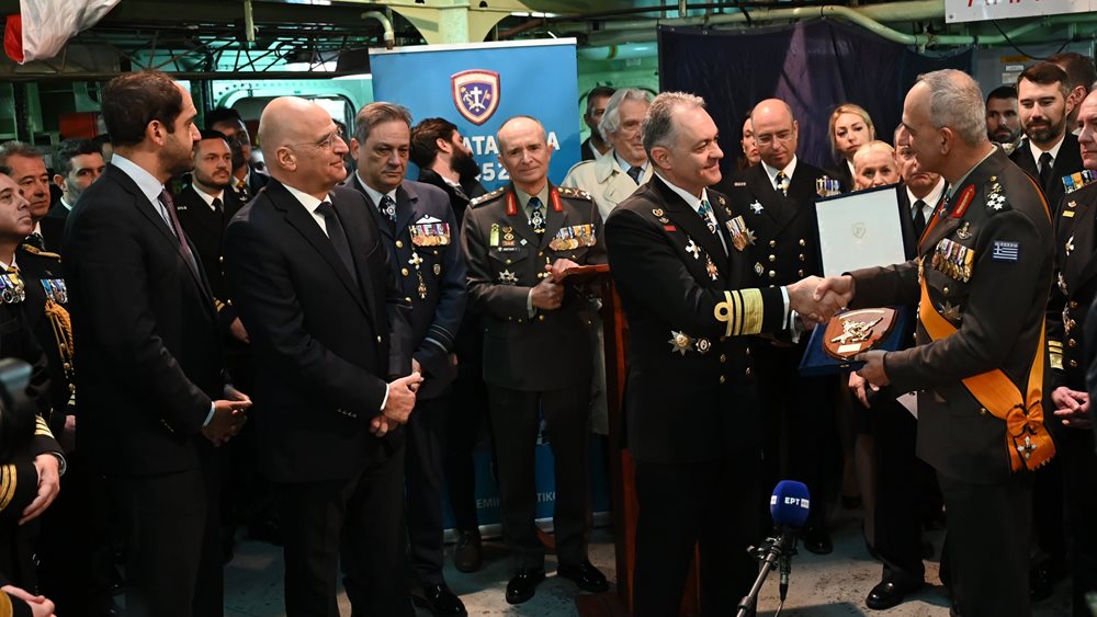Τελετή παράδοσης – παραλαβής καθηκόντων Αρχηγού Στόλου στον ναύσταθμο Σαλαμίνας