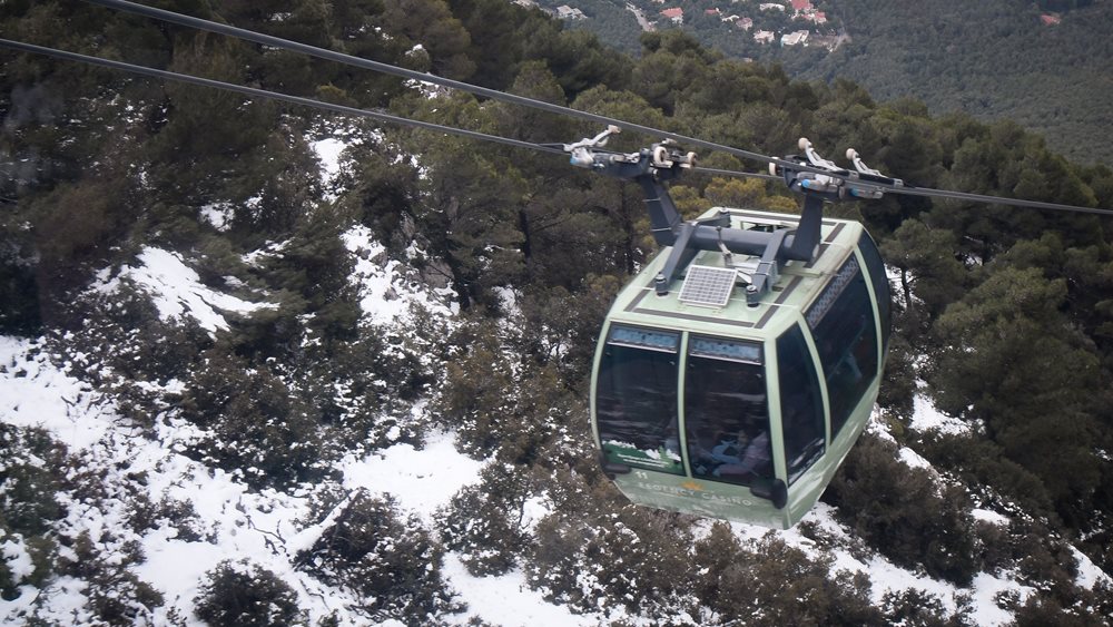 Δεν είναι εφικτή η χρήση του τελεφερίκ για την πρόσβαση επισκεπτών στην Πάρνηθα
