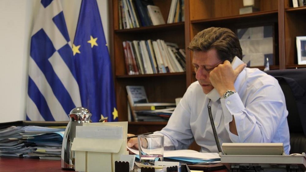 Τηλεφωνική επικοινωνία Μ. Βαρβιτσιώτη με τον νέο υφυπουργό Εξωτερικών της Λιθουανίας