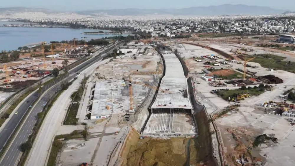 Lamda Development : Ολοκληρώθηκε το 80% των εκσκαφών της υπογειοποίησης της λεωφ. Ποσειδώνος