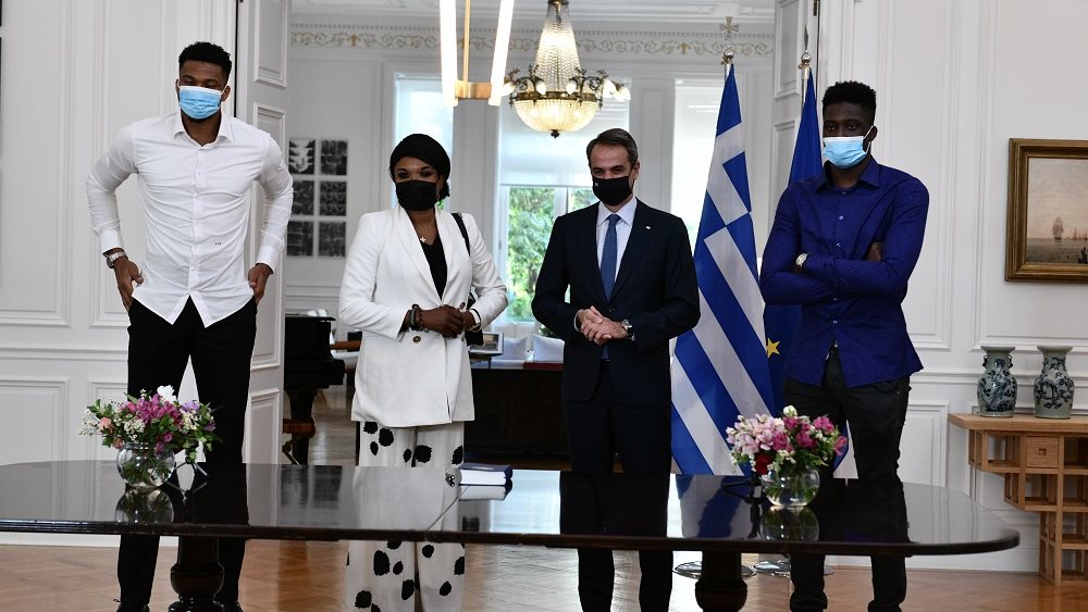 Βερονικα Αλεξ Γιαννης Αντετοκούνμπο Μητσοτακης