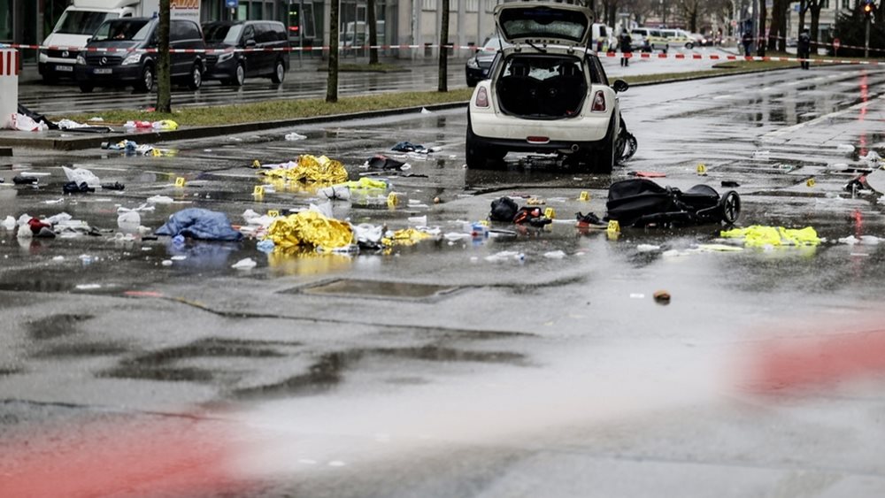 Γερμανία: Τουλάχιστον 30 οι τραυματίες από την αιματηρή επίθεση με αυτοκίνητο στο Μόναχο