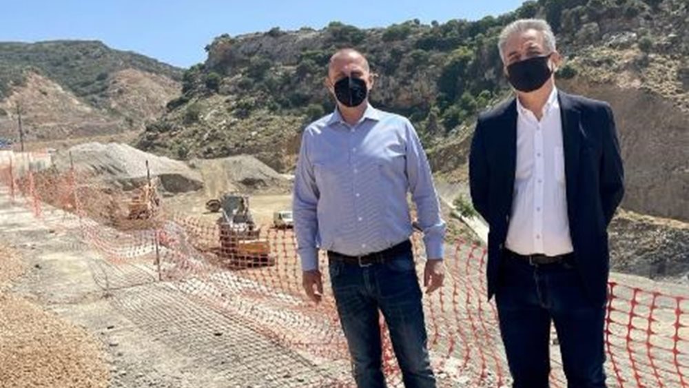 Στα Χανιά ο πρόεδρος της Άκτωρ μαζί με τον Γ.Γ. Υποδομών