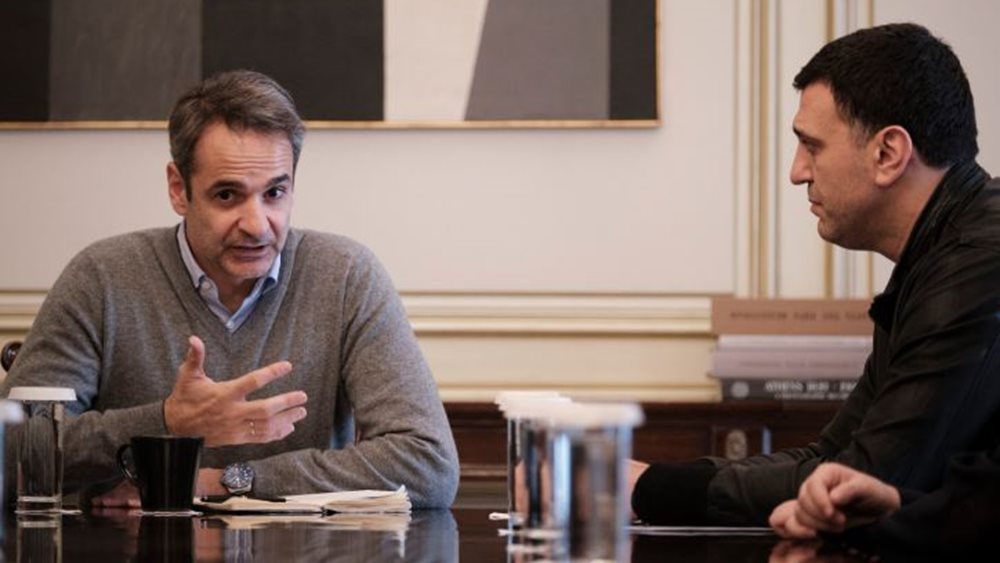 Συνάντηση Μητσοτάκη-Κικίλια στο Μέγαρο Μαξίμου