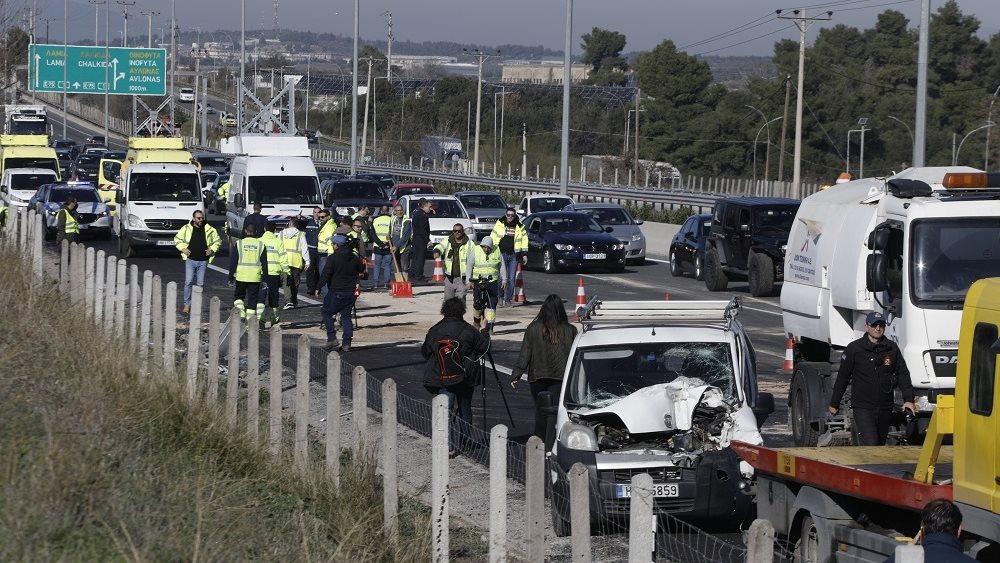 Αποκαταστάθηκε μερικώς η κίνηση των οχημάτων στην Αθηνών-Λαμίας