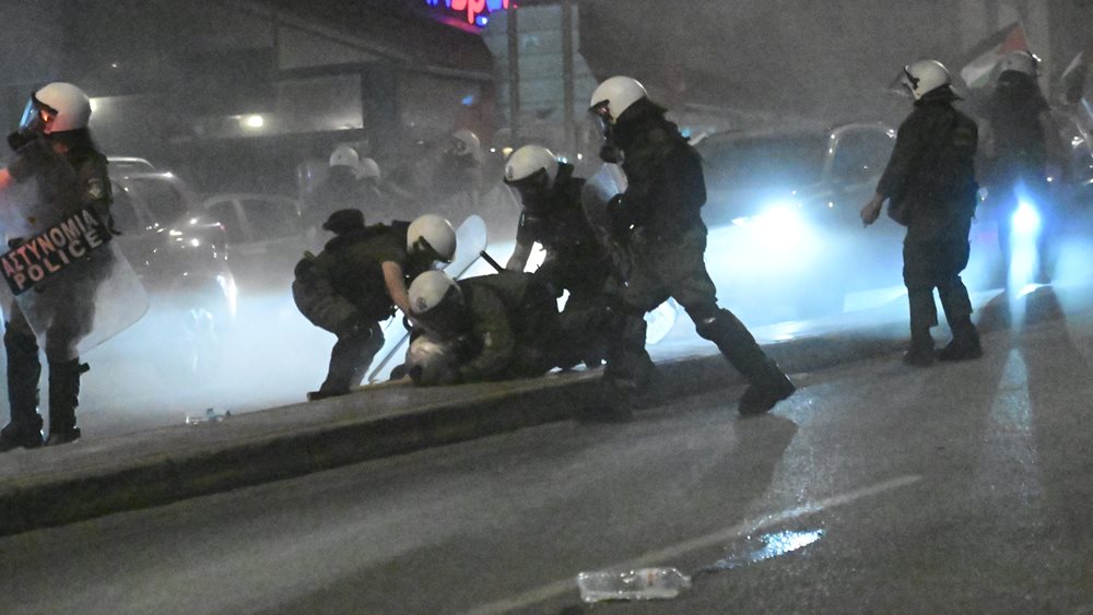 Ένταση στην πορεία διαμαρτυρίας για την Παλαιστίνη - Τρεις προσαγωγές