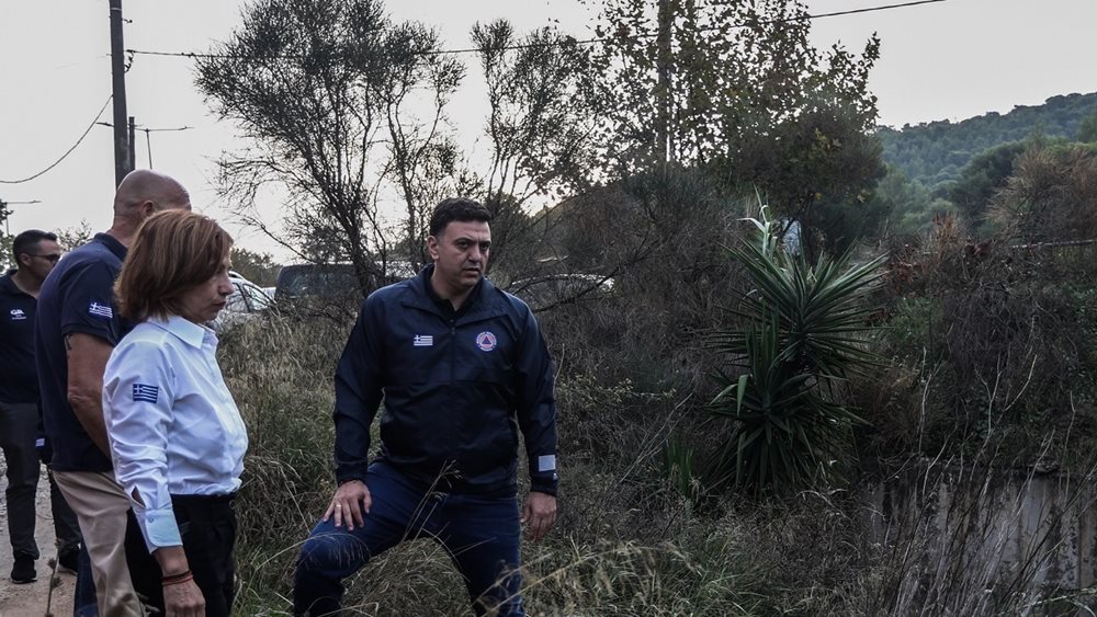 B. Κικίλιας: Αυτοψία στο Μεγάλο Ρέμα της Ραφήνας: "Απαιτούνται μέτρα τώρα"