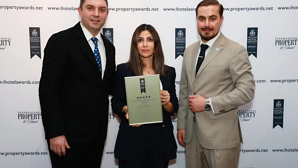 Η DKG Development τιμήθηκε με το βραβείο "Best Mixed-Use Development" στα International Property Awards 2025