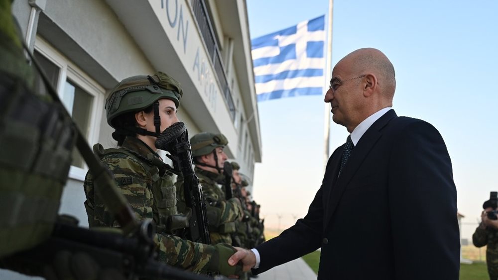 Επίσκεψη Ν. Δένδια στο επιτηρητικό φυλάκιο &quot;5&quot; Νέας Βύσσης Έβρου