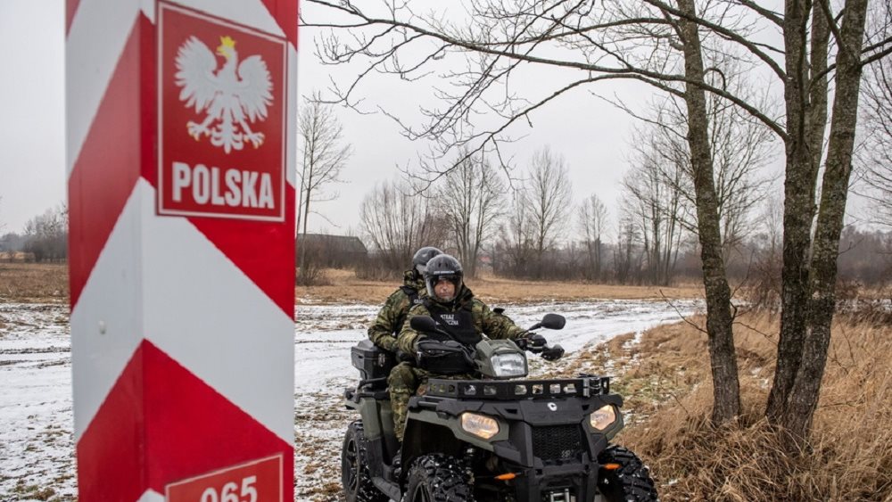 Fence construction on the Poland-Belarus border is being completed