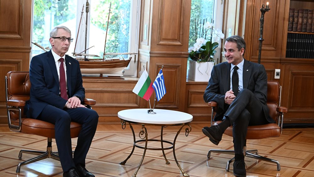 Ενέργεια και μεταφορές στην πρώτη γραμμή της συνάντησης Μητσοτάκη με τον Βούλγαρο ομόλογό του