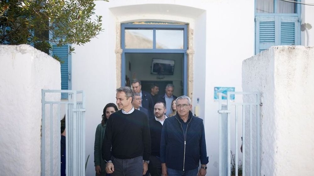Επίσκεψη Μητσοτάκη στην Τήλο