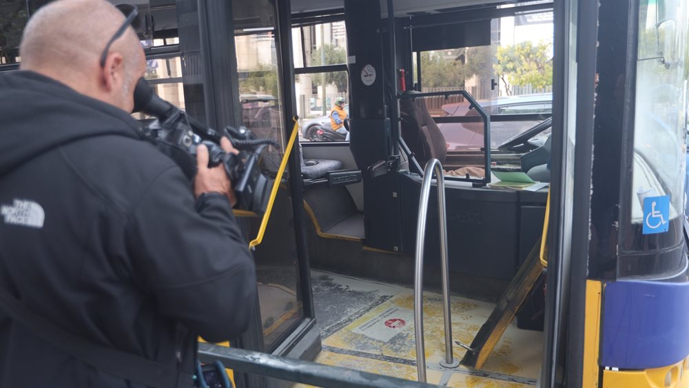 Πυρκαγιά σε τρόλεϊ στη Βασιλίσσης Σοφίας