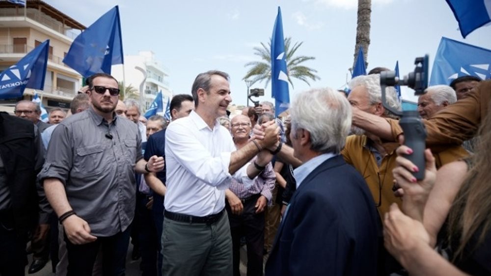 Κυρ. Μητσοτάκης από Άγ. Νικόλαο: "Πόρτα-πόρτα θα στείλουμε το μήνυμα της μεγάλης νίκης"