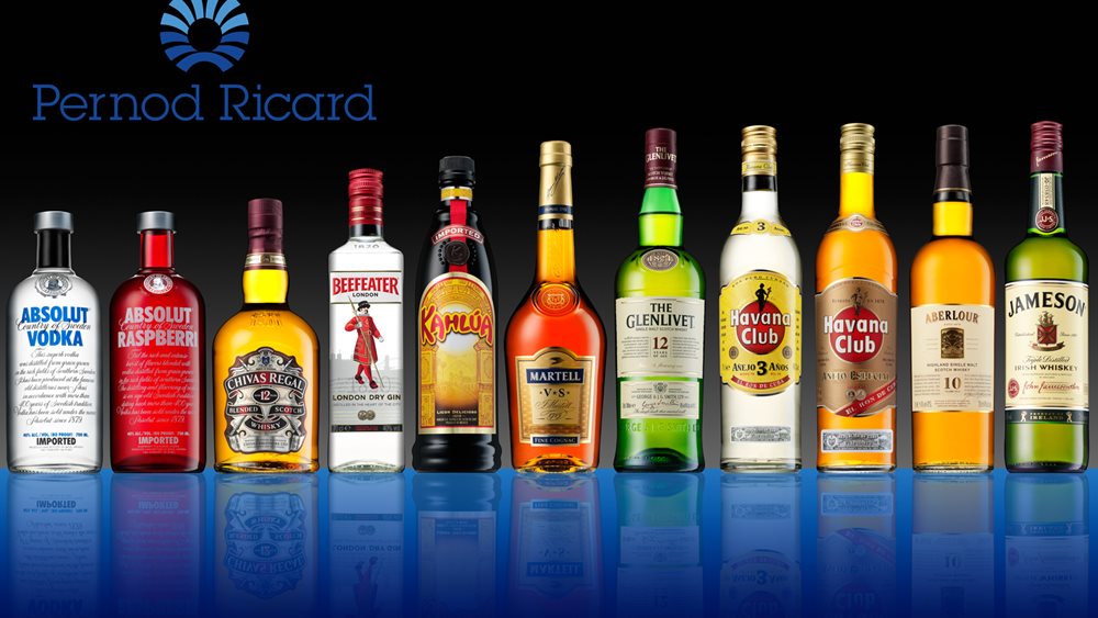 Ο κολοσσός των ποτών Pernod Ricard βλέπει πλήγμα 80 εκατ. ευρώ από τους δασμούς
