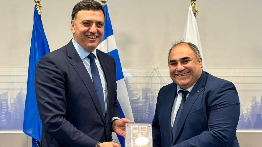 Συνάντηση Βασ. Κικίλια με τον νέο πρέσβη της Κύπρου στην Ελλάδα
