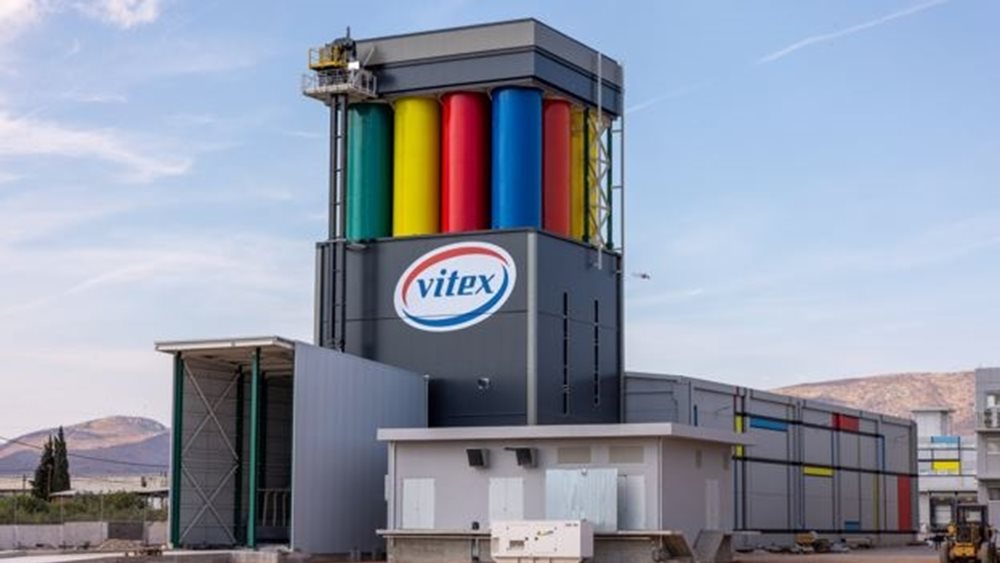 Η Vitex αλλάζει το τοπίο στην Οικοδομή με τον &quot;Χρωμόπυργο&quot;, τη νέα υπερσύγχρονη μονάδα παραγωγής κονιαμάτων