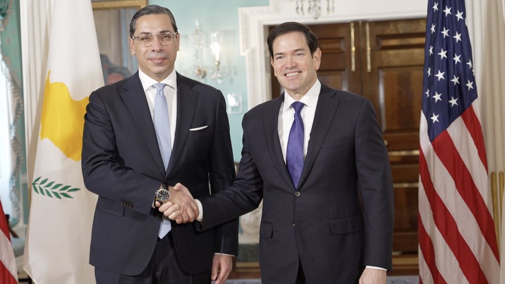 Συνάντηση Ρούμπιο με Κύπριο ΥΠΕΞ: Συζήτησαν για ενέργεια, Κυπριακό, Μέση Ανατολή