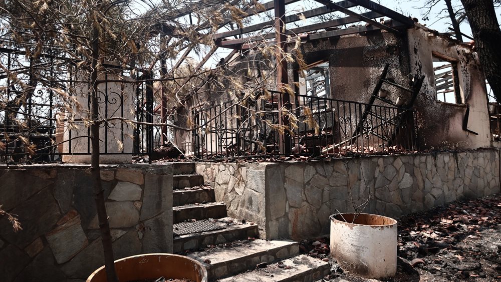 Καταστροφές στην περιοχή της Αγίας Σωτήρας στα Δερβενοχώρια