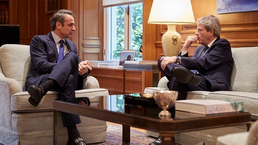 Πράσινο φως" από την Ε.Ε., μέσω Τζεντιλόνι, για τη μείωση των πρωτογενών πλεονασμάτων