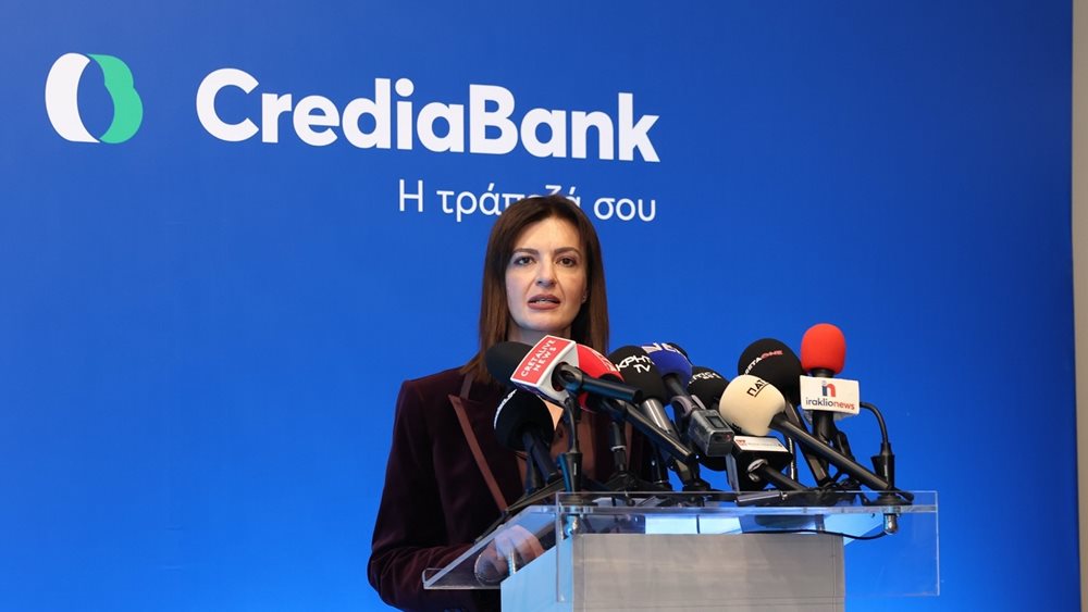 CrediaBank: Το πρώτο κατάστημα Νέας Εμπειρίας στην Κρήτη ανοίγει τις πόρτες του στο Ηράκλειο