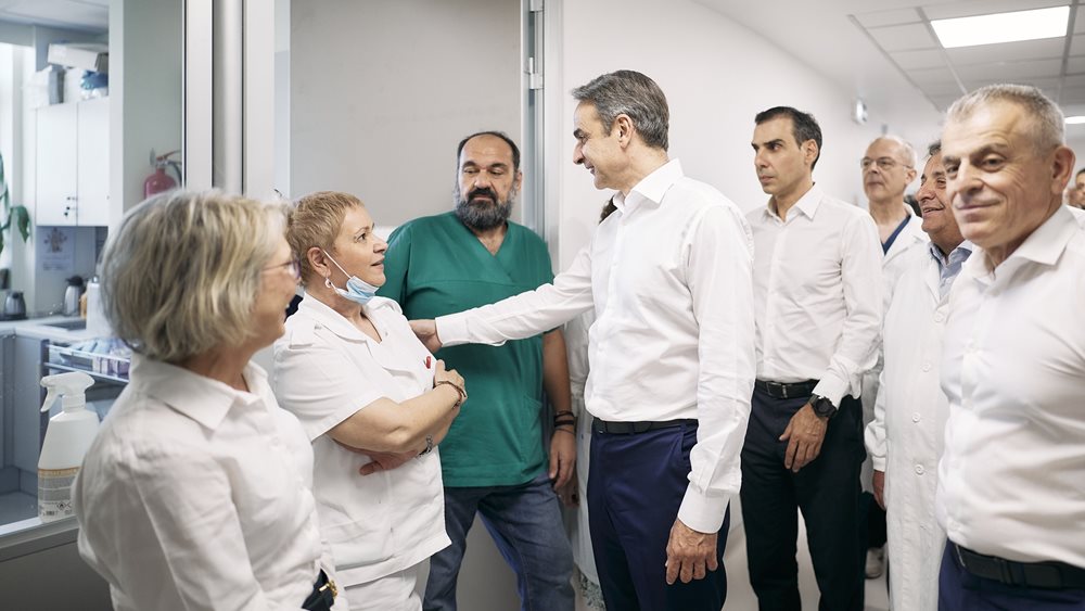 Επίσκεψη του Κ. Μητσοτάκη στο ΚΑΤ
