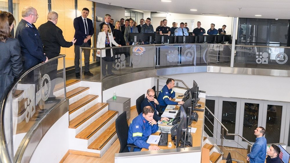 Συνάντηση υπουργού ΚΚΠΠ, Β. Κικίλια με την πρόεδρο της ΕΤΕπ, Ν. Καλβίνιο