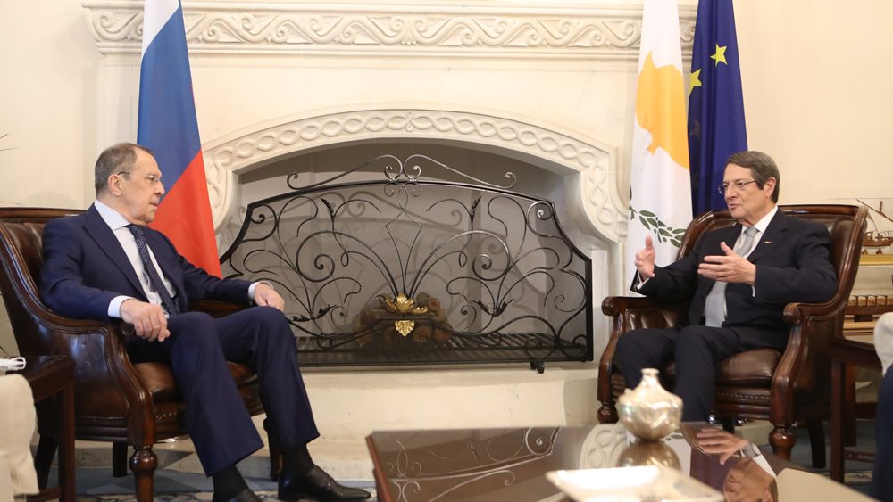 Απάντηση Ν. Αναστασιάδη σε Λαβρόφ: &quot;Η Κύπρος δεν θα μπορούσε να είναι το στίγμα της Ευρώπης&quot;