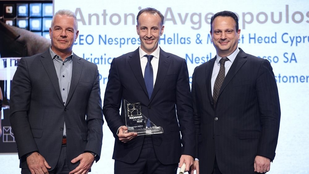 Manager of the year 2024 ο Αντώνης Αυγερόπουλος, CEO Nespresso, ομίλου Nestle