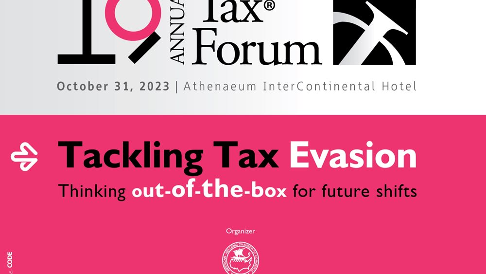 Tax Forum 2023: Tackling Tax Evasion – Thinking out of the box for future shifts