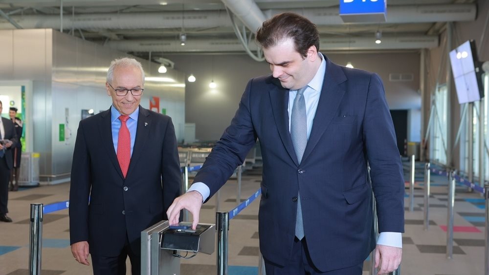 Υπουργός Επικρατείας και Ψηφιακής Διακυβέρνησης, κ. Κυριάκος Πιερρακάκης & Διευθύνων Σύμβουλος της AEGEAN, κ. Δημήτρης Γερογιάννης