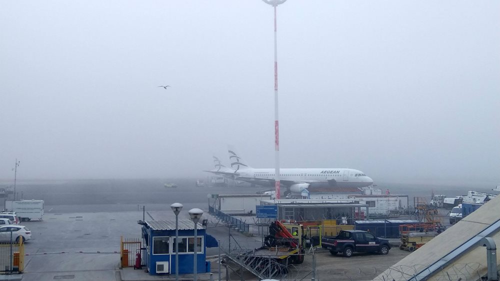 Καθυστερήσεις και ακυρώσεις πτήσεων στο αεροδρόμιο &quot;Μακεδονία&quot;