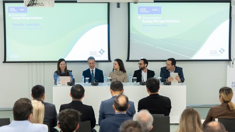 Συνεργασία Active Energy Solutions με CATL για την εμπορική διάθεση συστημάτων αποθήκευσης ενέργειας