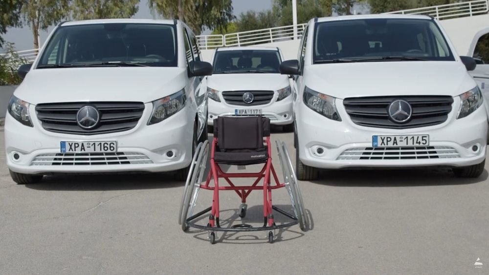 Aθλητές με αναπηρίες μπορούν πλέον να μεταφέρονται πιο άνετα (video)