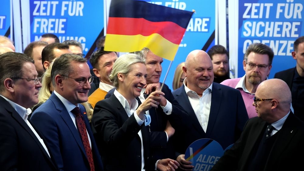 Βάιντελ (AfD): Πετύχαμε ένα ιστορικό αποτέλεσμα - Διπλασιάσαμε τη δύναμή μας