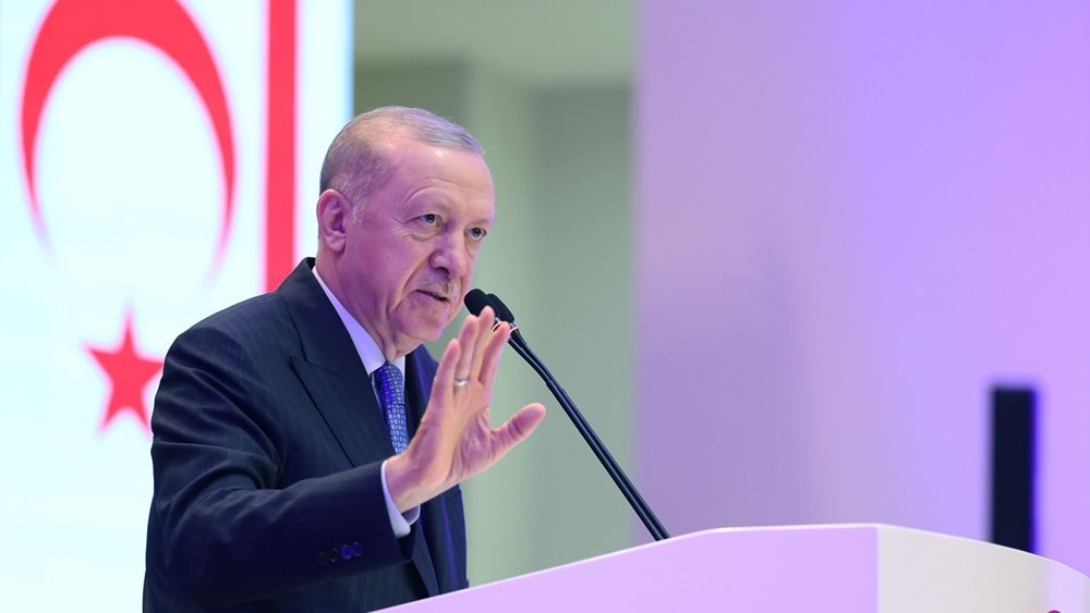Ερντογάν: Μελλοντικές συνομιλίες για την Κύπρο θα διεξάγονται μεταξύ δύο κρατών