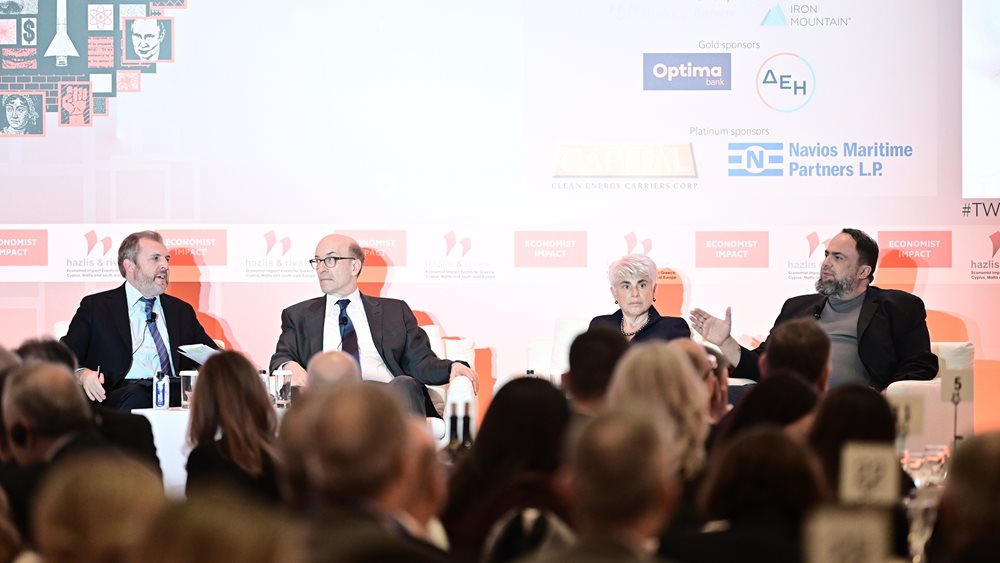 Πάνελ Economist: Τι είπαν B. Μαρινάκης και Αγγ. Φράγκου για τις γεωπολιτικές εξελίξεις και τους αμερικανικούς δασμούς