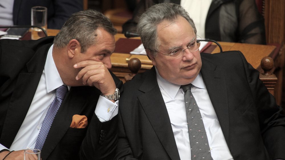 Καμμένος διαψεύδει Κοτζιά για τα εκατομμύρια Σόρος, &quot;μισόλογα&quot; από Σπίρτζη