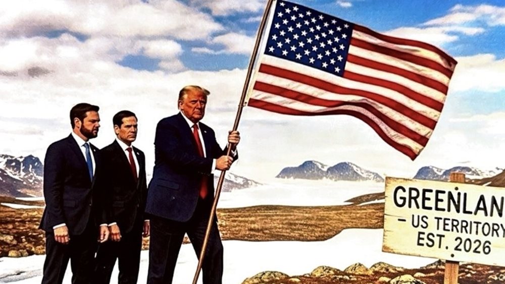 Μπαράζ αναρτήσεων από Τραμπ με φωτογραφίες AI για "αμερικανική" Γροιλανδία και μηνύματα ηγετών