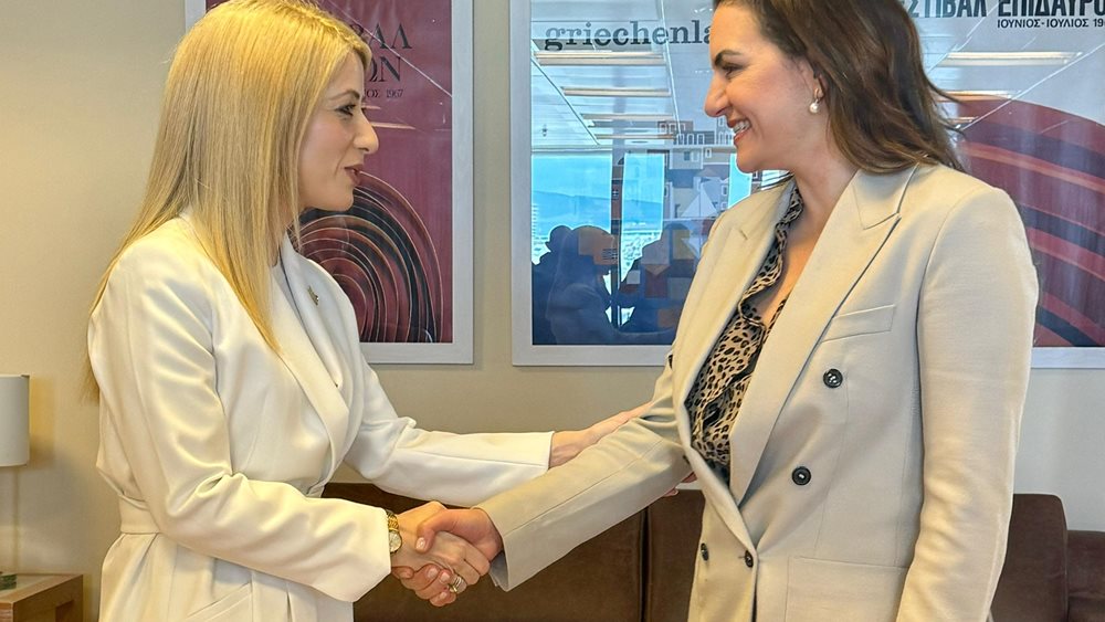 Συνάντηση Όλ. Κεφαλογιάννη με την Πρόεδρο της Κυπριακής Βουλής των Αντιπροσώπων