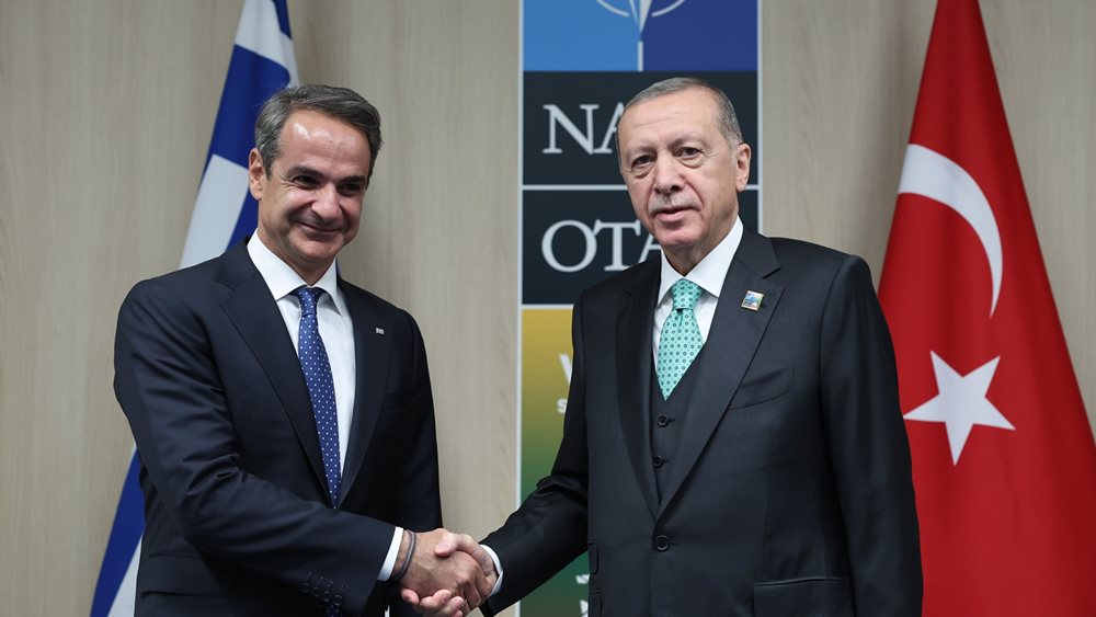 Μία ώρα διήρκεσε η συνάντηση Μητσοτάκη-Ερντογάν