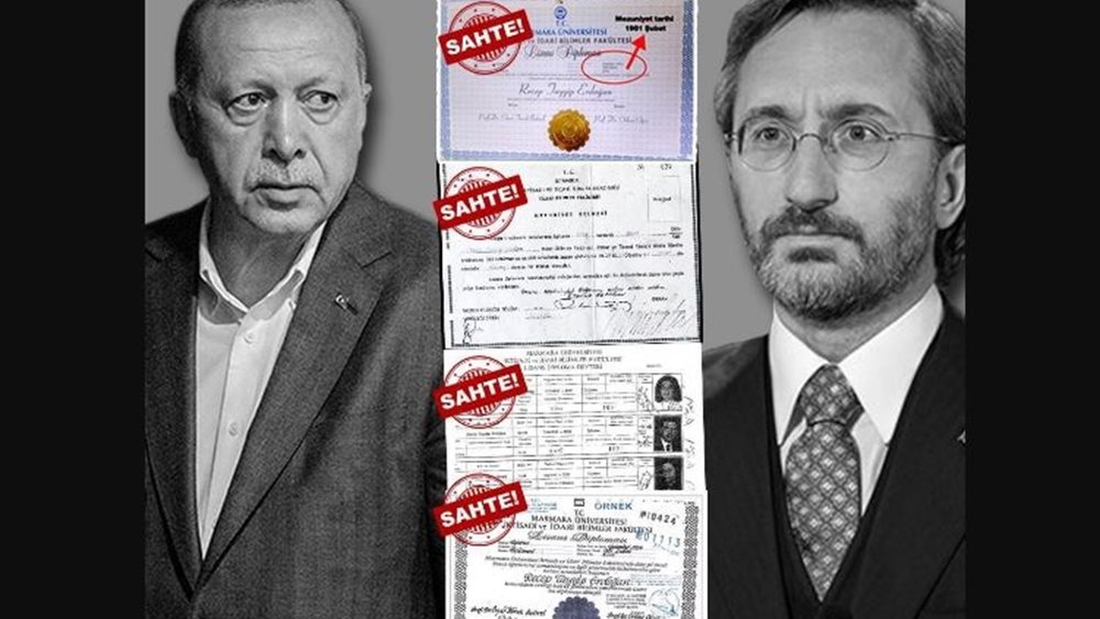 Εκλογές στην Τουρκία: Ο Αλτούν προσπαθεί με πλαστά έγγραφα να νομιμοποιήσει το πτυχίο Ερντογάν