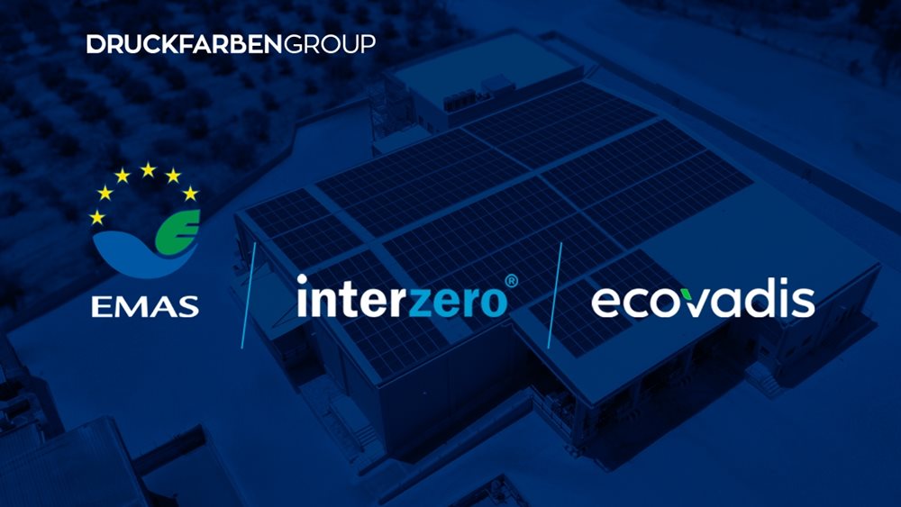 Η DRUCKFARBEN Group ενισχύει τις επιδόσεις ESG σε παραγωγή και προϊόντα