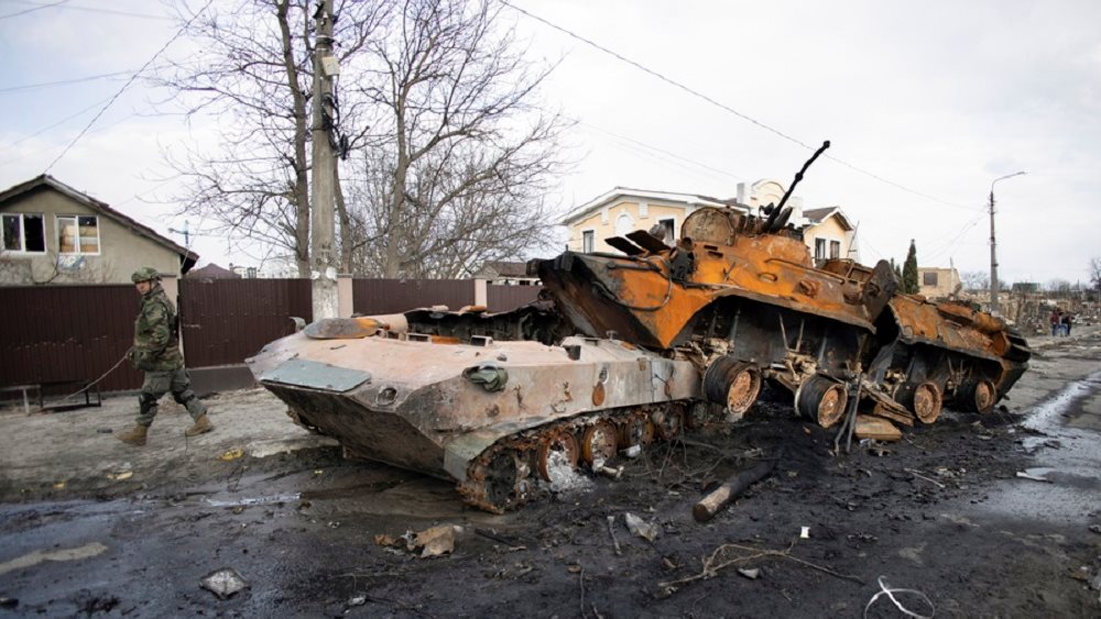 Ουκρανια Ρωσια πολεμος πολη Μπουτσα