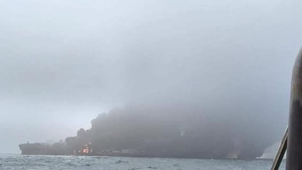 Συνελήφθη ο καπετάνιος του φορτηγού πλοίου για τη σύγκρουση με τάνκερ στη Βόρεια Θάλασσα