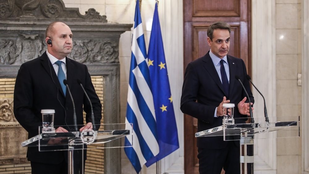 Μητσοτακης Ρούμεν Ράντεφ ΣΥνεντευξη Τυπου